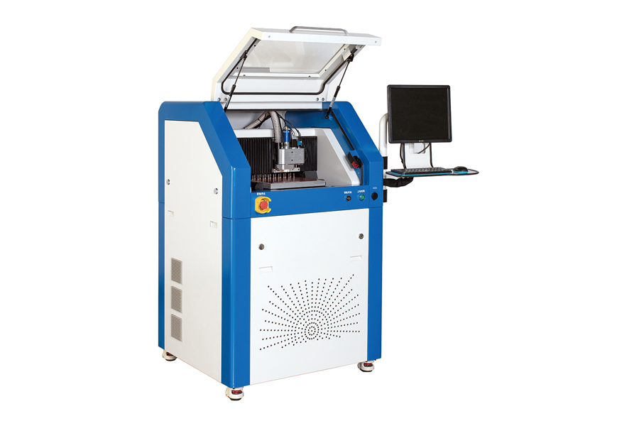 Direct laser PCB structuring system